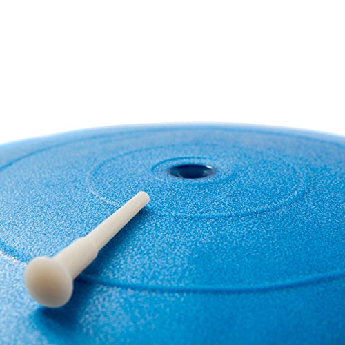 Gymnastikball Sitzball 65 cm, verschiedene Farben, inklusive Handpumpe - 3