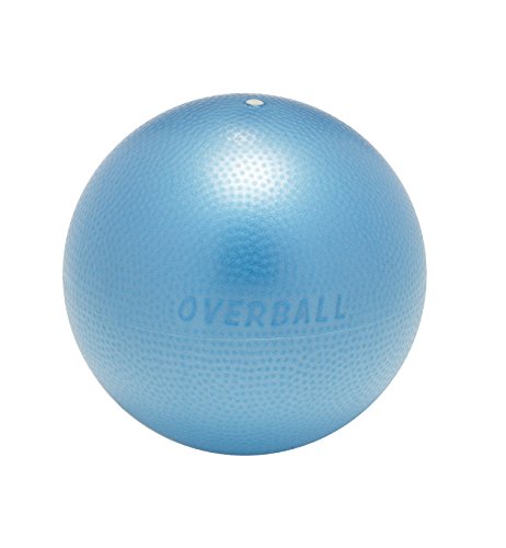 Overball 25cm BLAU ROT GELB PILATESBALL Gymnastikball, Yoga Übungsball, Yogaball, Soft Pilates, Therapieball, GYMNIC (blau)