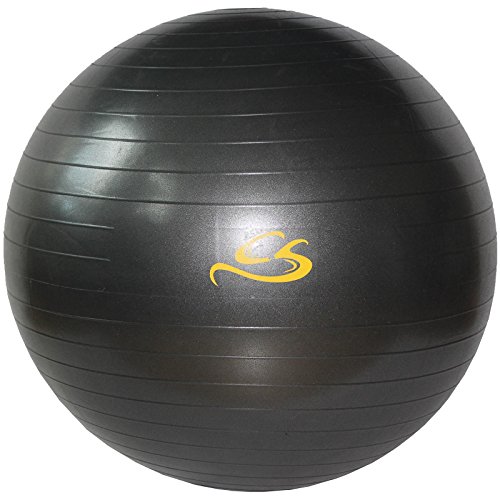 COX SWAIN Gymnastikball Professional, Colour: Dark Grey, Size: 75cm