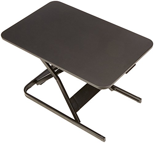 AmazonBasics - Höhenverstellbarer Aufsatz für den Schreibtisch, zum Arbeiten im Sitzen oder Stehen