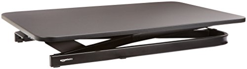 AmazonBasics - Höhenverstellbarer Aufsatz für den Schreibtisch, zum Arbeiten im Sitzen oder Stehen - 6