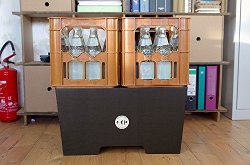 Stehschreibtisch MonKey Desk von ROOM IN A BOX - Large/Schwarz: Faltbares ergonomisches Stehpult, praktischer Ständer für Laptop, PC, Tablet und Monitor, klappbarer Standing Desk für den Schreibtisch - 6